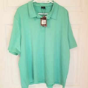 Short Par 4 Men's Golf Polo NWT Size XXL Green